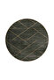 Striped Stone Patterned Woven Base Carpet and Washable Carpet Miravip10132 - 4
