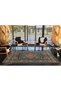 Red Green Starry Traditional Woven Base Washable Carpet Miravip9103 - 3