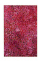 Patterned Woven Base Decorative Carpet in Pink Red Tones 5756 - 2