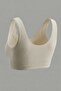Cream Silkair Laser Cut Underwire-Free Bra - Classic Wide Strap, Non-Marking - 7