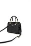 1133 Women's Hand and Shoulder Bag Black - 2