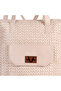 Herring Weave Raffia Lightweight Sustainable Big Back Pack - 3