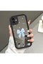 Compatible with iPhone 11 Compatible with Ribbon Pattern Mirrored Silicone Phone Case