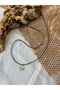 Minimal Mountain Figured Necklace – Gold Color - 2