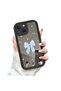 Compatible with iPhone 14 Plus Compatible with Ribbon Pattern Mirrored Silicone Phone Case - 2