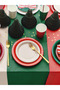 Paper Plates Red 23 cm – Round Disposable Party Plates (Pack of 6) - 4