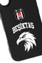 iPhone 16 Compatible College Lettering Eagle Black Silicone Licensed Phone Case - 2