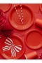 Paper Plates Red 23 cm – Round Disposable Party Plates (Pack of 6) - 2