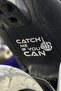 Catch Me if You Can Middle Finger Sticker for Motorcycle and Warehouse (14Cmx10Cm)