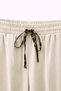 4789 women's leopard trimmed carrot pants stone - 2