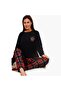100% Cotton Long Sleeve Women's Pajama Set Plaid