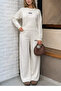 Ola Printed Sweater & Pants Two-Piece Knit Set