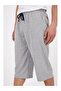 Men's Black Gray 2-Piece Set Long Combed Cotton Shorts & Bermuda Capri Summer Cotton Slim Fitv1 - 3