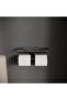 İnoks Satine Double Toilet Paper Holder - with Shelf 304 Stainless - Adhesive Screwless Bathroom Hanger - 7