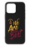 iPhone 15 Pro Compatible We Are the Best Black Silicone Licensed Phone Case