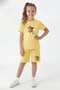 Girl's 3-Piece T-Shirt + 3-Piece Shorts Set - 6 Pieces - 4