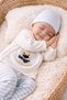 5 Piece Cotton Newborn Baby Boy Hospital Discharge Bodysuit Set Boxed Seasonal 0-3 Months - 2