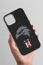 iPhone 13 Compatible Eagle Emblem Black Silicone Licensed Phone Case - 3
