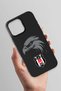 iPhone 16 Pro Max Compatible Eagle Emblem Black Silicone Licensed Phone Case - 3