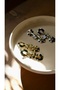 Modern gold hoop earrings with chain detail - 2
