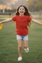 Pomegranate Flower Kids T-Shirt - Unisex Cotton Short Sleeve Casual Basic Kids T-Shirt - 6