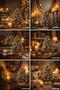 Natural Shocked Pine Cone Desktop Christmas Tree - Premium Exclusive Handmade Decoration - 3