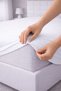 Single Bed Fitted Sheet Set with Elastic Band 120 X 200 + 30 - 2