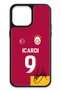 iPhone 13 Pro Max Compatible Mauro Icardi Segmented Jersey Signed Glass Licensed Phone Case