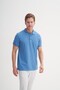 Men's Polo Neck Tshirt 46130 Blue - 2