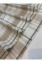 Thick Plaid Lumberjack Fabric Winter - Milky Brown, Cream - 3