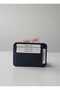 Men's Slim Card Holder Black Navy Blue - 2