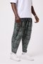 Unisex Street Style Printed Wrinkled Sports Baggy Trousers - 3