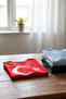 Turkish Flag Kids T-Shirt - Red Unisex Cotton Long Sleeve Casual Basic Kids Flag T-Shirt - 3