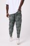 Unisex Street Style Printed Wrinkled Sports Baggy Trousers - 4