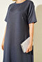 Gray Pearl Long Dress - 3