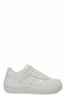 Unisex White Platform Sole Sneaker - Thick Sole Casual Sports Shoes - 4