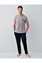 Men's 100% Cotton Boxed 3-Piece Pajama Set – T-Shirt + Pajama Bottoms + Shorts - 3