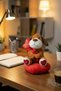 Valentine's Day Gift: Plush Dog Toy with Red Heart and "I Love You" Written on Pillow, 20 cm - 2