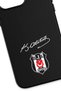 iPhone 15 Pro Compatible Arma Atatürk Signature Leather Magsafe Licensed Phone Case - 2