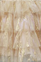 Girl's Cotton Lined Ecru Glittery Tulle Skirt - 3