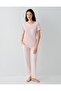 Women's Summer 50% Cotton 50% Modal Pajama Set – Short Sleeves, Striped Bottoms, Comfortable Home Wear - 2