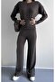 Snap Fastener Slim Cut Ella Knitwear Set - 2