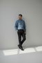 Men's Snap Button Washable Slim Fit Poplin Cotton Shirt (New Product) - 2