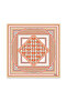 Bej Terracotta Monogram Twill İpek Eşarp - 6