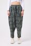 Women's Street Style Printed Crinkled Sports Harem Pants - 2