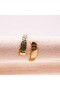 Greek Key Open Style Fashion Ring – Gold Tone Modern Accessory Ring
