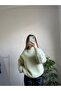 Kadın Basic Oversize Sweatshirt - 2
