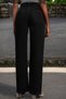 Nisyan Women's High Waist Black Lycra Modern Wide Leg Jeans - 2