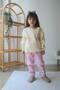 Girl's Winter 3-Yarn Printed Shawl-Printed Top and Bottom Set - Soft Texture-2001-Jlb-031