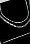3mm |   Choker Baguette Cut Waterway Necklace - 2